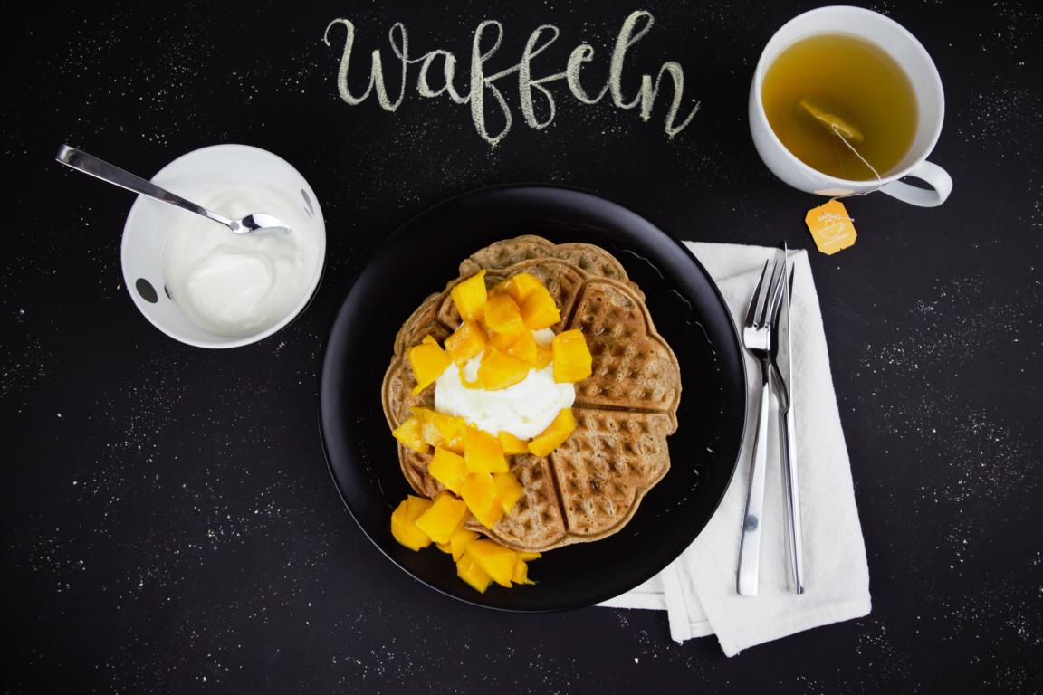 waffeln ohne ei mit mineralwasser