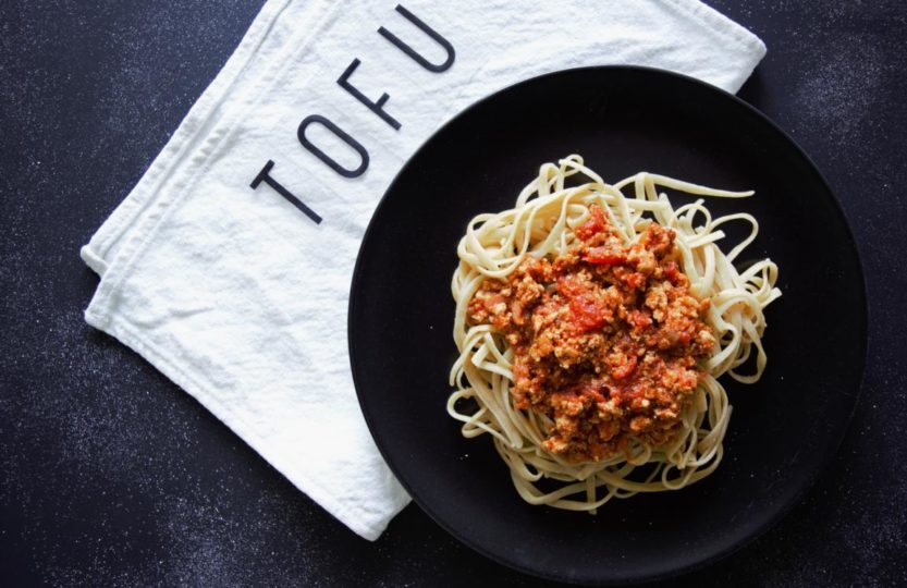 gesunde Tofu Bolognese Frau Janik