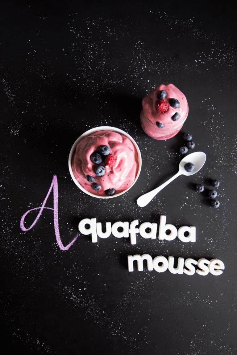 Aquafaba Mousse