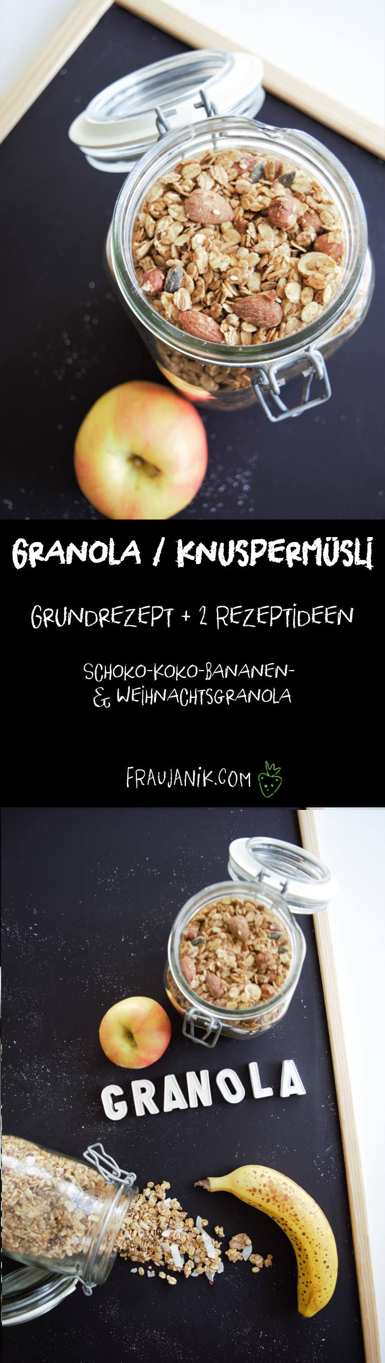 Granola Knuspermüsli, vegan