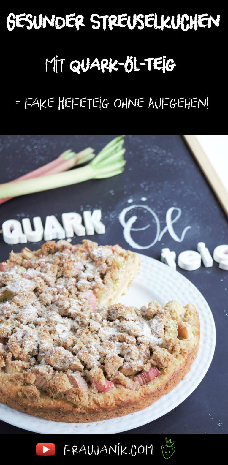 gesunder Streuselkuchen Quark-öl-teig