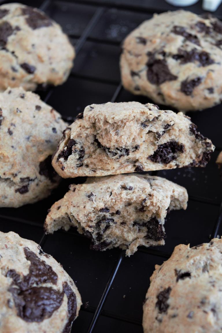 Schokobrötchen vegan &amp; zuckerfrei - Frau Janik