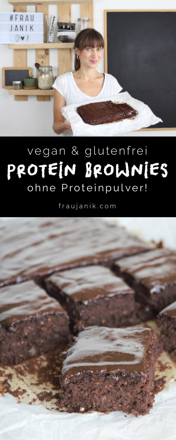 Protein Brownies ohne Haushaltszucker, vegan, glutenfrei, Kidneybohnenbrownies, fraujanik, schokokuchen, brownies ohne mehl, brownies ohne eier