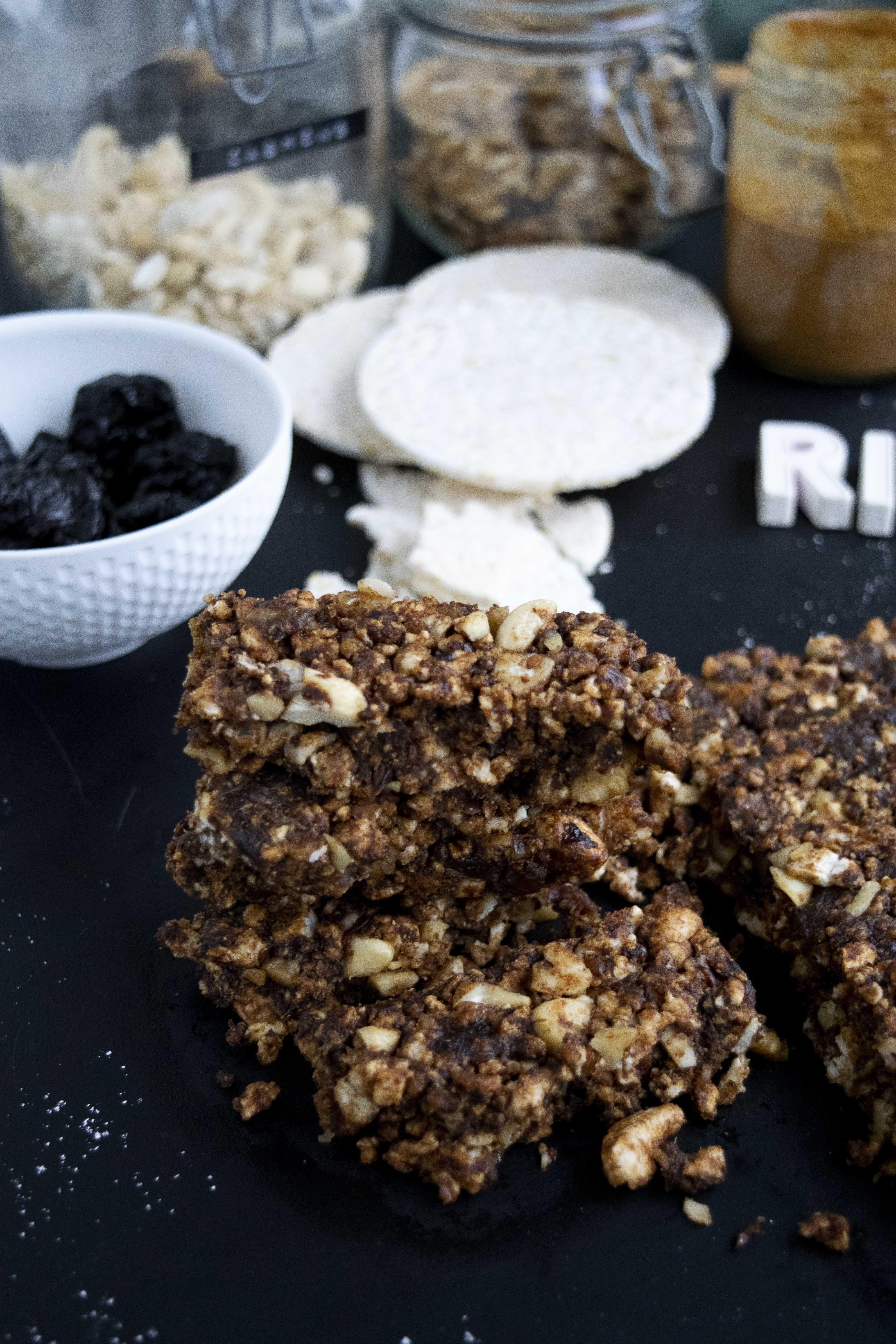 Müsliriegel ohne backen | vegan &amp; glutenfrei - Frau Janik