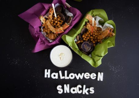 gesunde vegane Halloween Snacks