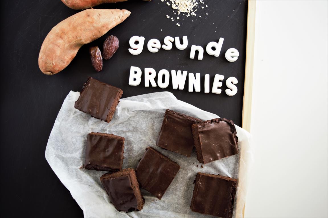 Gesunde Susskartoffel Brownies Vegan Glutenfrei Frau Janik