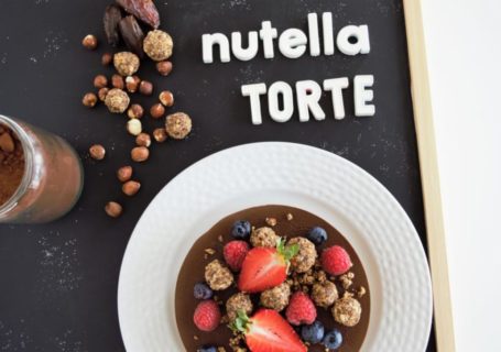 Nutella/ Schoko Torte ohne backen | gesund & vegan