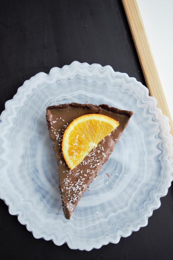 Schoko-Orangen-Tarte | vegan - Frau Janik