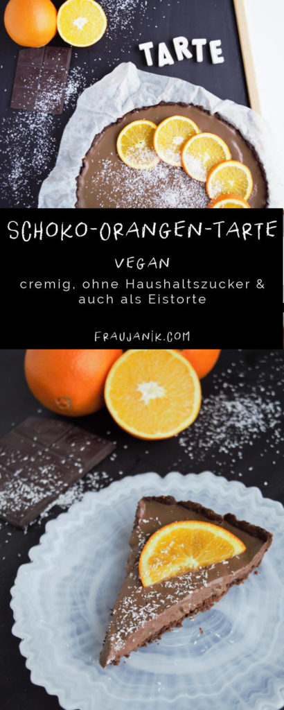 Schoko-Orangen-Tarte | vegan - Frau Janik