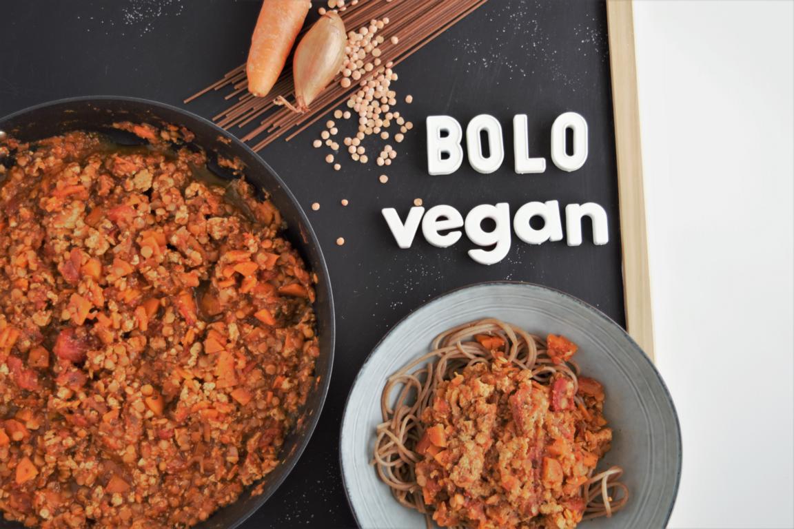 Vegane Spaghetti Bolognese mit Tofu & Linsen Frau Janik