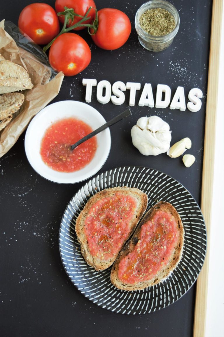 Tostadas Con Tomate Tomatenmarmelade Gesunder Brotaufstrich Frau Janik 1768