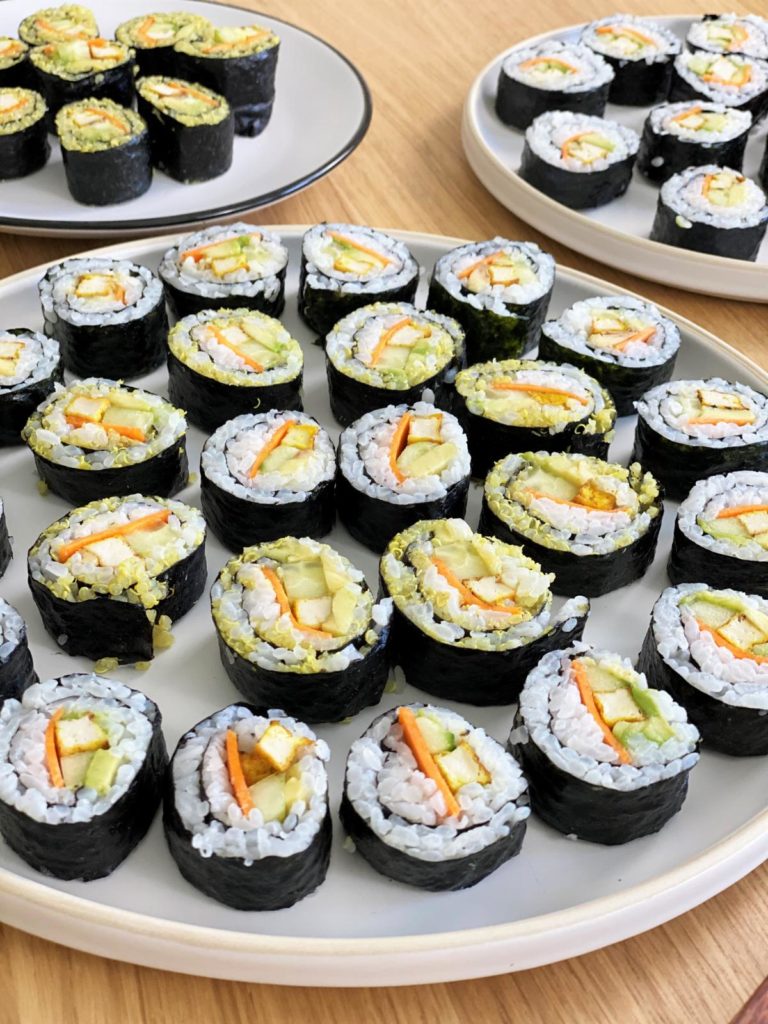 veganes Sushi - Frau Janik