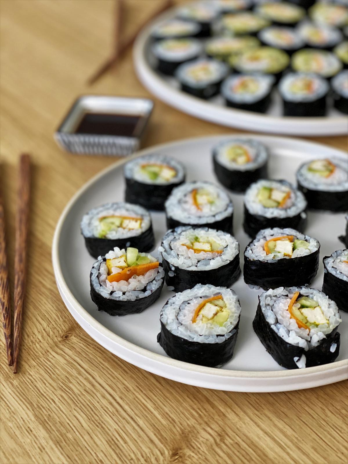 veganes Sushi selber maschen, frau janik